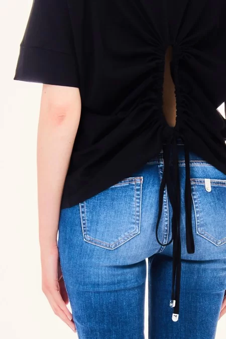 LIUJO JEANS CORE T-SHIRT MODA M/C Sottocosto