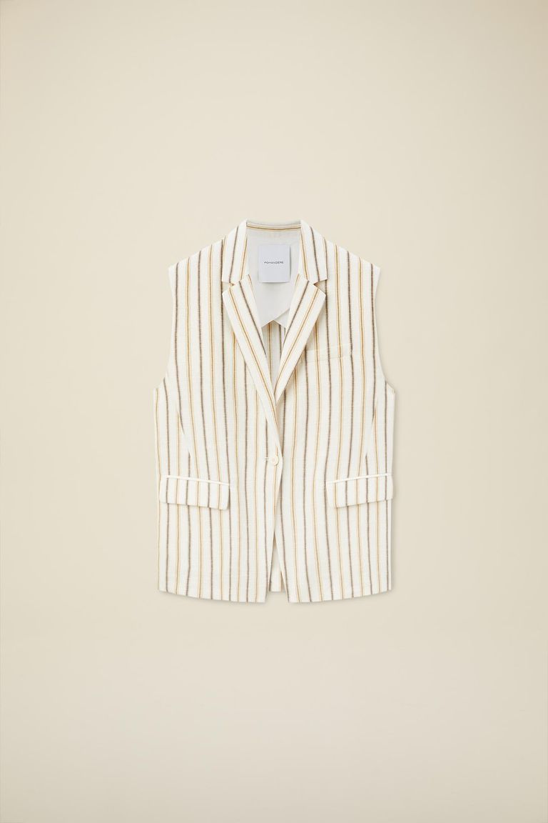 Pomandere Gilet rigato In Linea