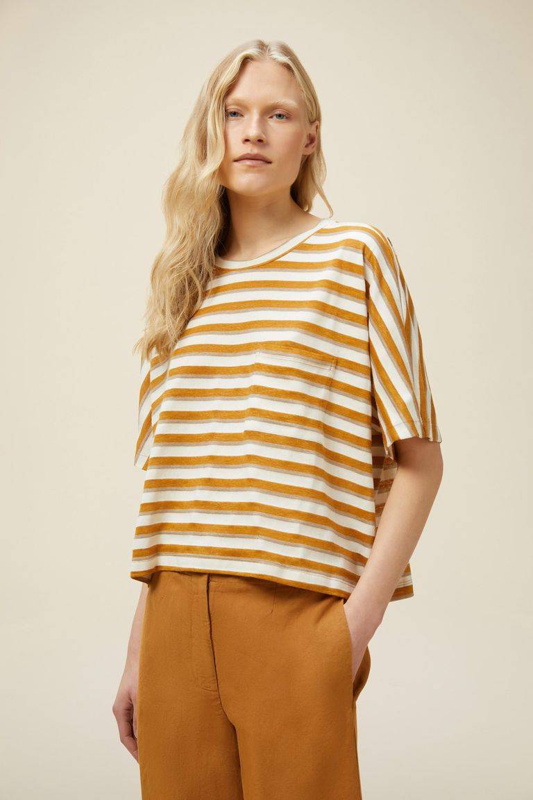 Pomandere T-shirt con taschino sul petto Novità