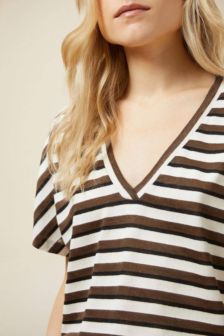 Pomandere T-shirt con scollo a V Offerta