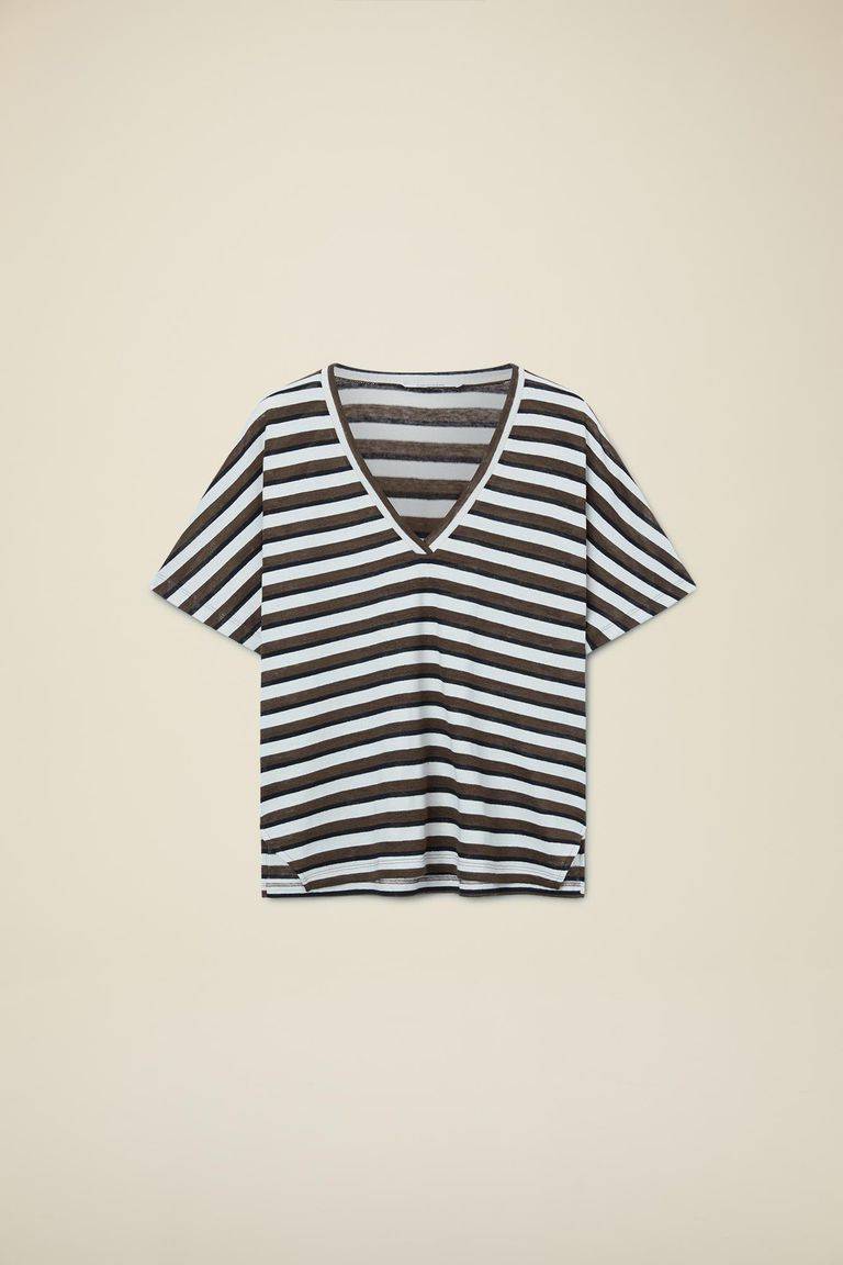 Pomandere T-shirt con scollo a V Offerta