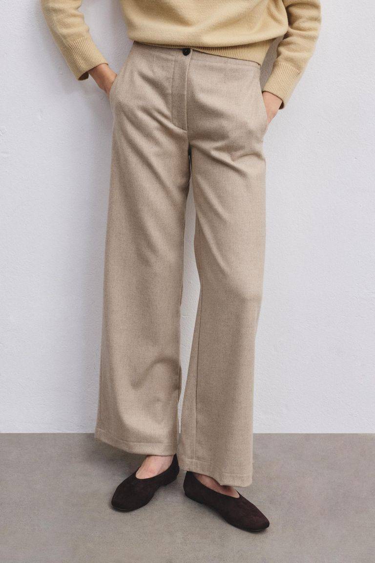 Pomandere Pantalone iconico in flanella misto lana Negozio