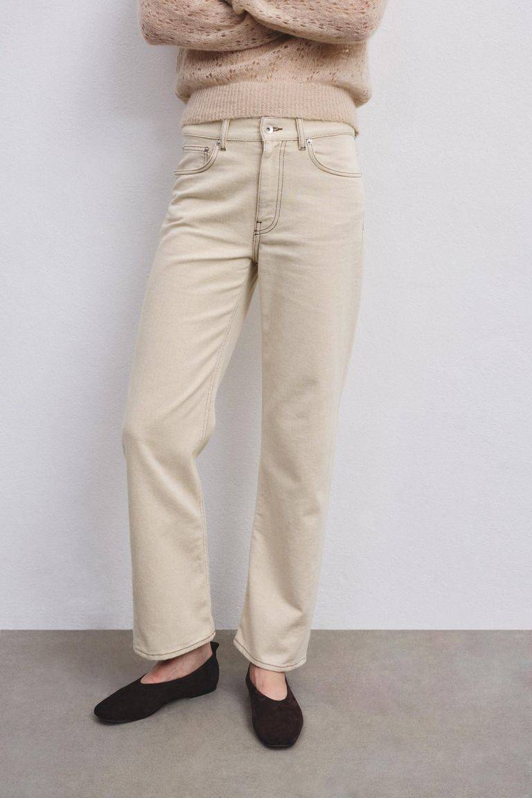 Pomandere Pantalone 5 tasche in bull denim Nuova