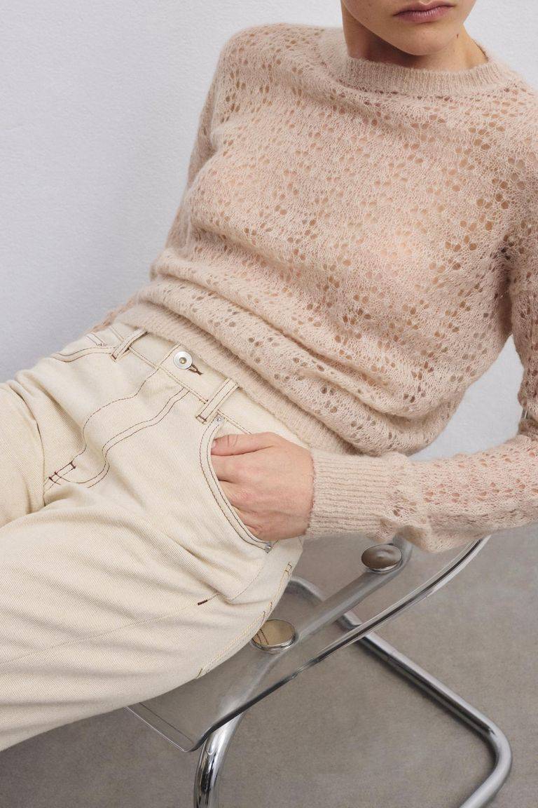 Pomandere Pantalone 5 tasche in bull denim Nuova
