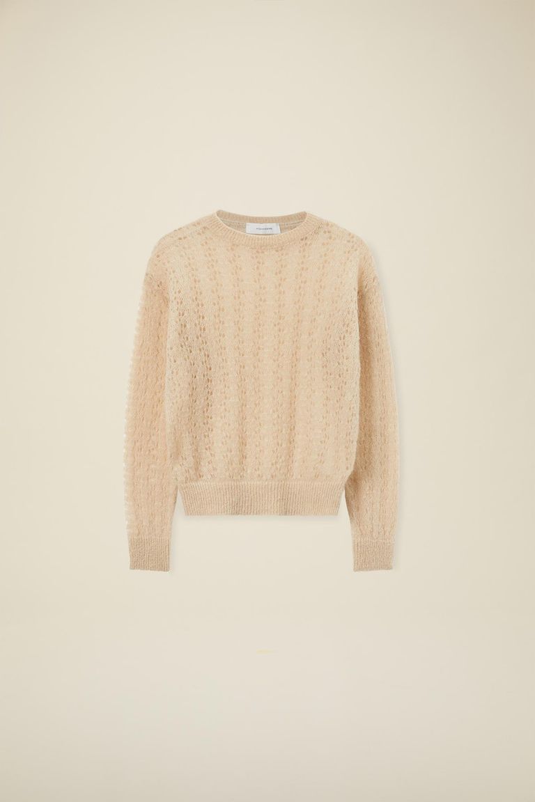 Pomandere Girocollo traforato di mohair e lana Black Friday