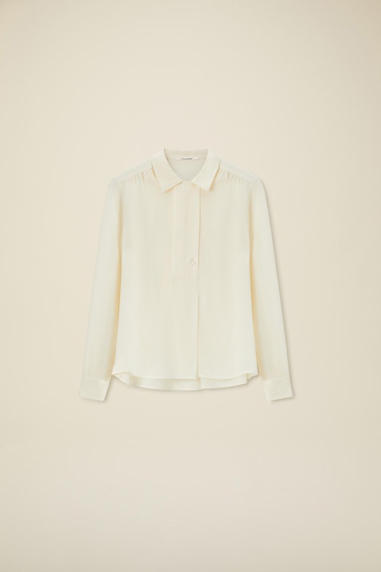 Pomandere Camicia in crepe de chine Negozi Online