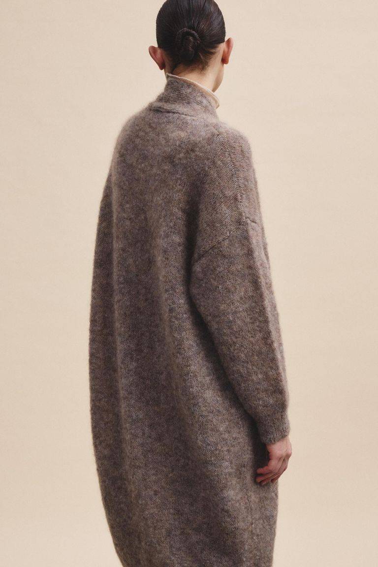 Pomandere Cardigan lungo in mohair Shopping Online