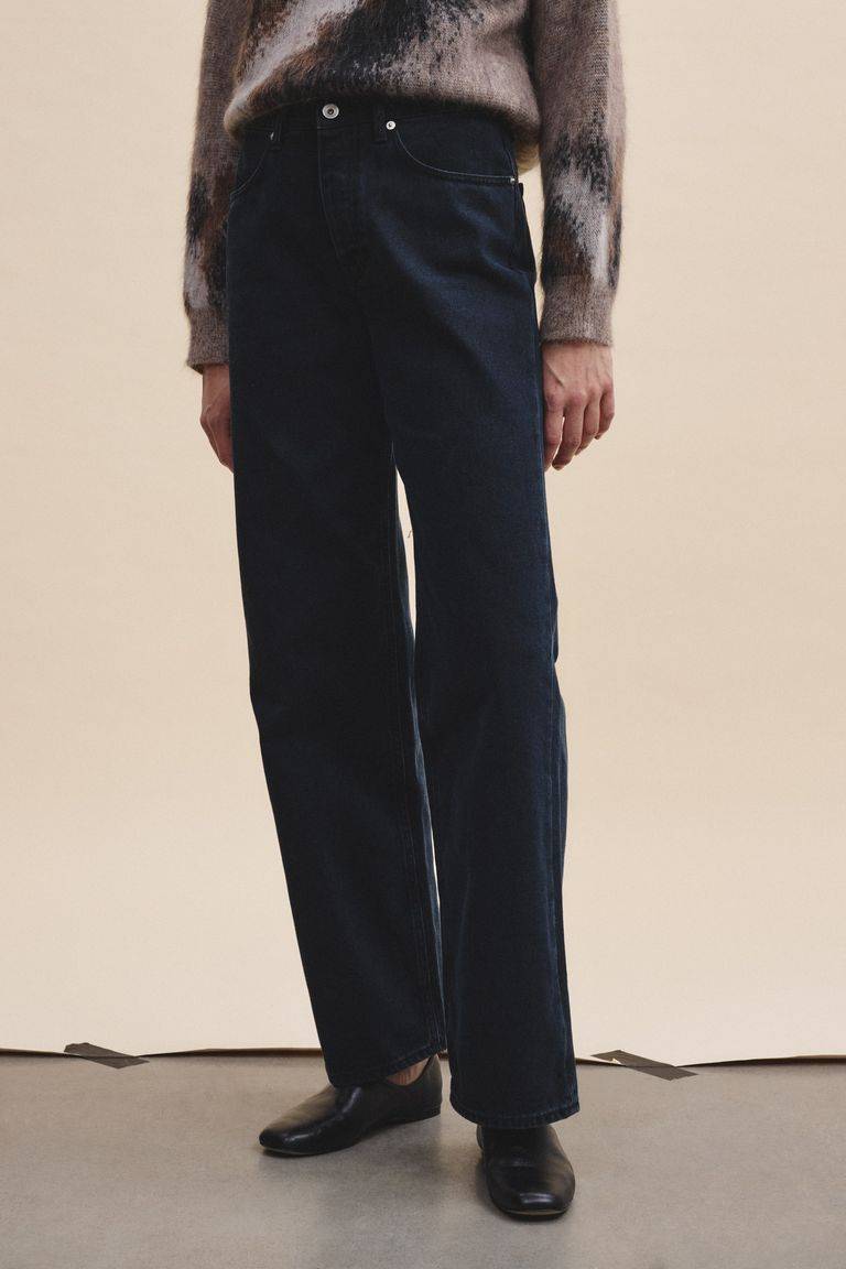 Pomandere Pantalone 5 tasche in denim scuro Prezzo Ridotto