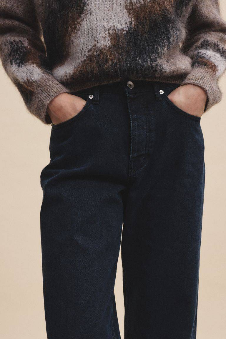Pomandere Pantalone 5 tasche in denim scuro Prezzo Ridotto