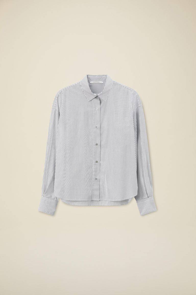 Pomandere Camicia in popeline rigato Offerta