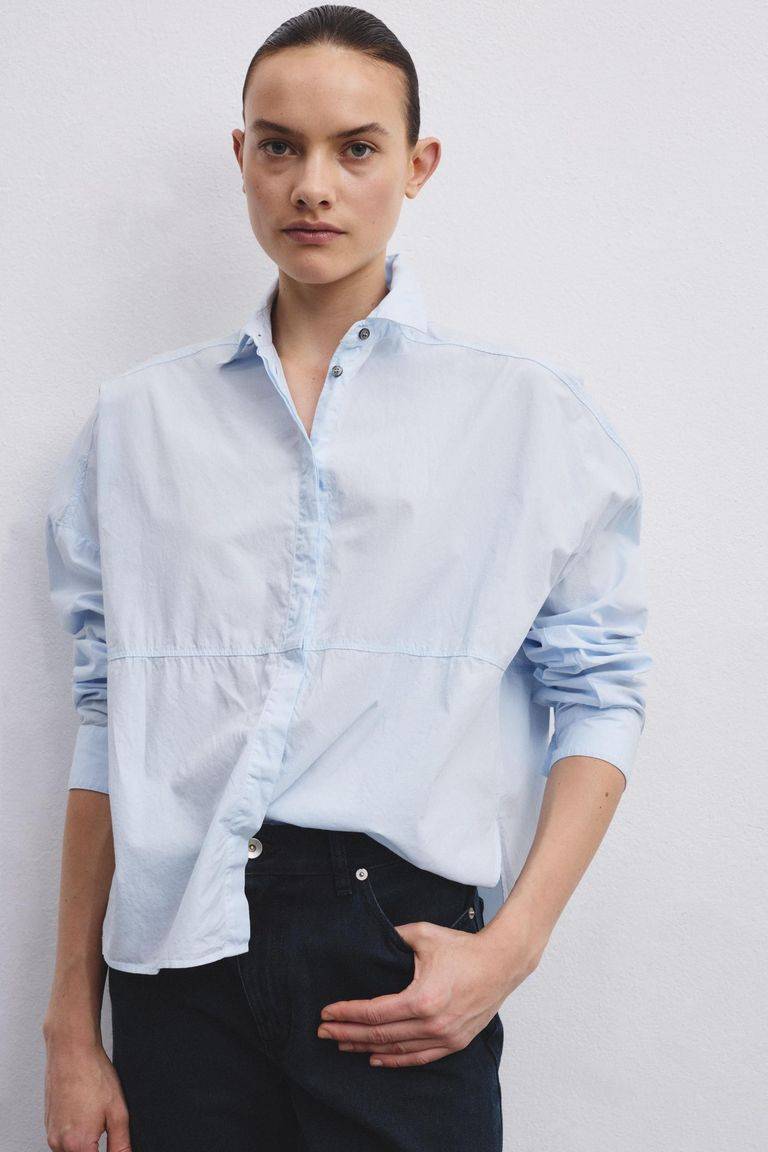 Pomandere Camicia in popeline Economico