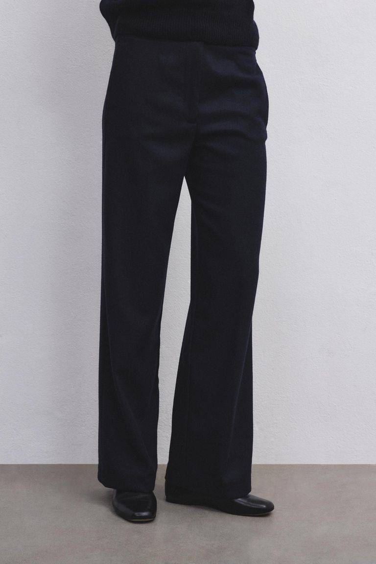Pomandere Pantalone iconico in flanella misto lana Saldi Di Fabbrica