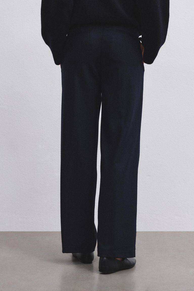 Pomandere Pantalone iconico in flanella misto lana Saldi Di Fabbrica