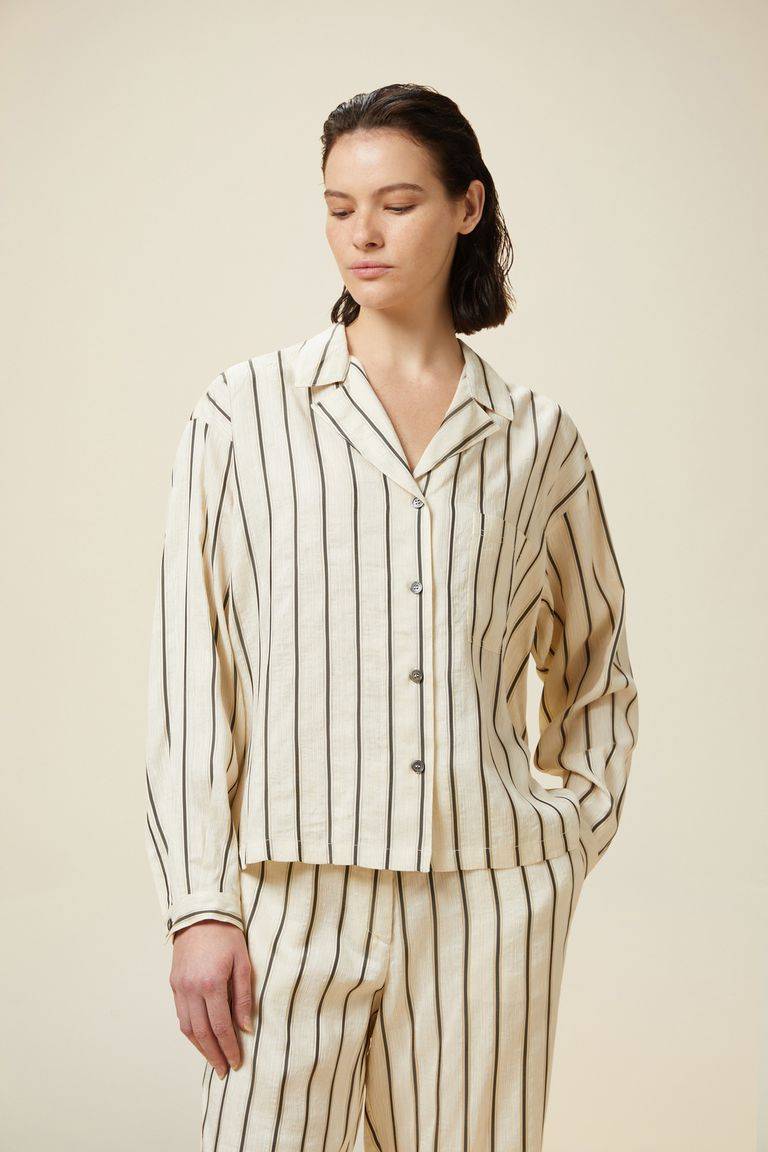 Pomandere Camicia pijama rigata In Linea