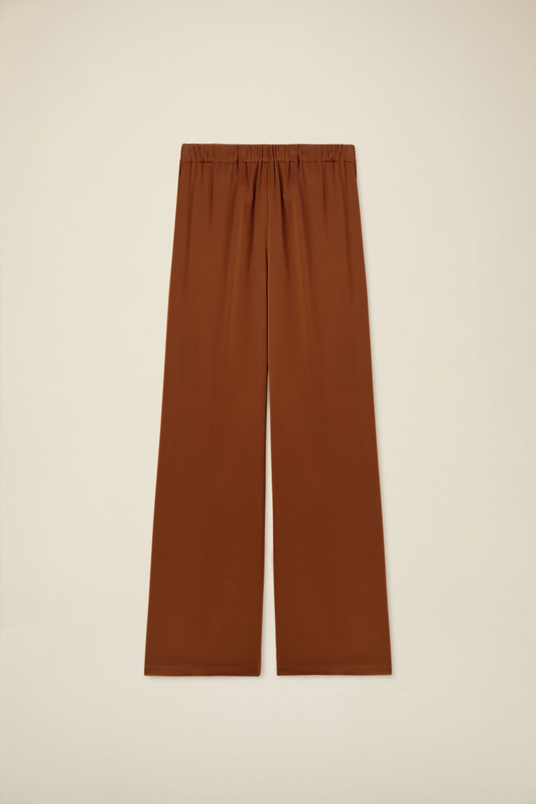 Pomandere Pantalone ampio con elastico in vita lucido Vendita