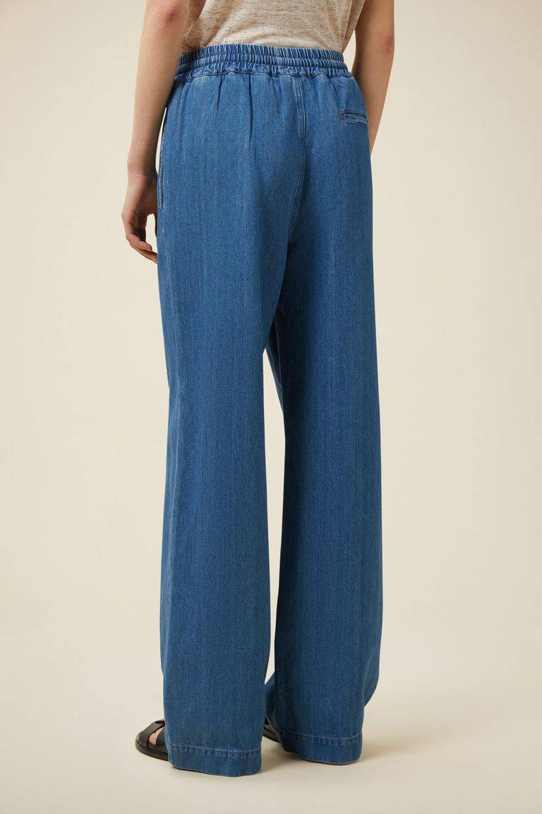 Pomandere Denim con elastico in vita Sconto