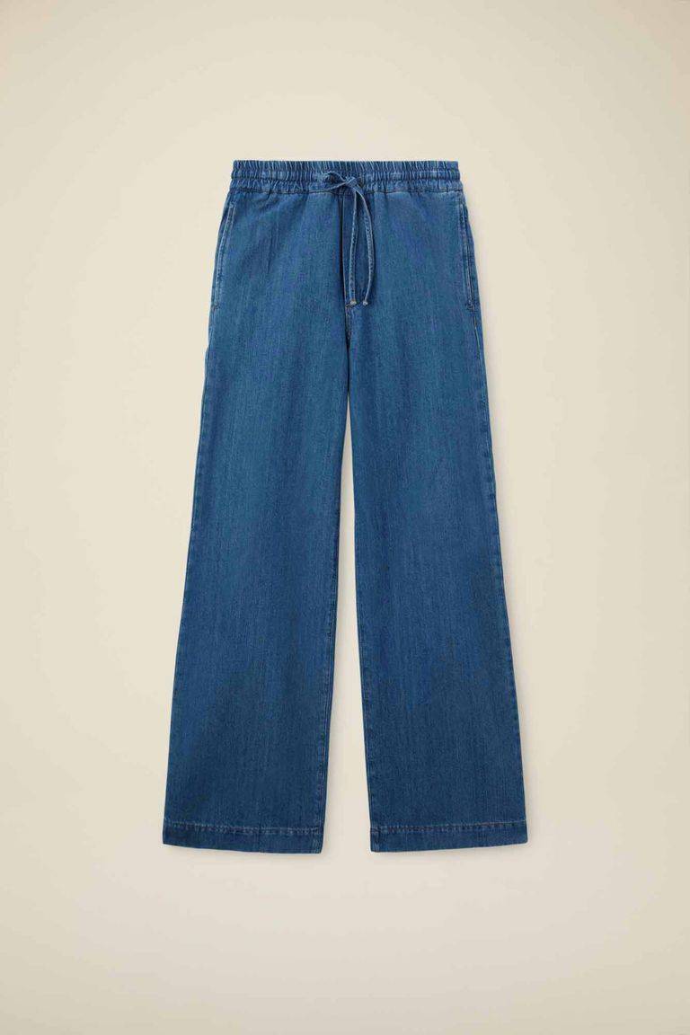 Pomandere Denim con elastico in vita Sconto