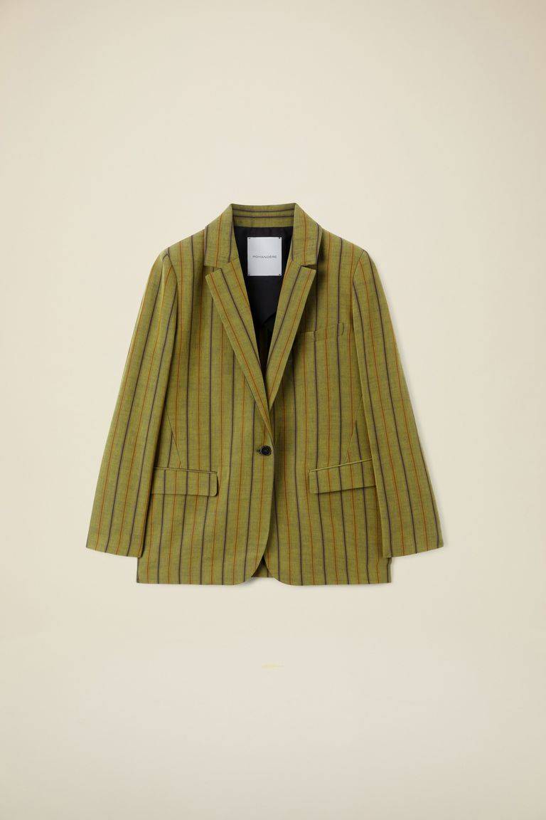 Pomandere Giacca monopetto rigata Outlet
