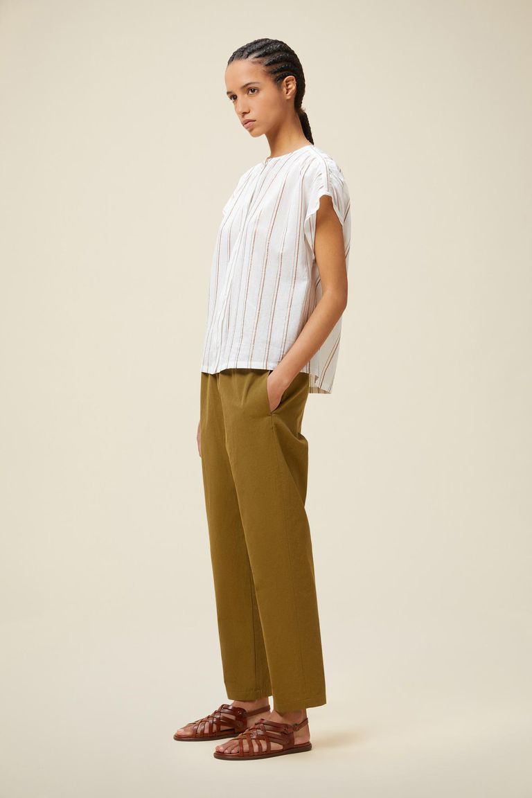 Pomandere Top rigato lurex Prezzo Ridotto