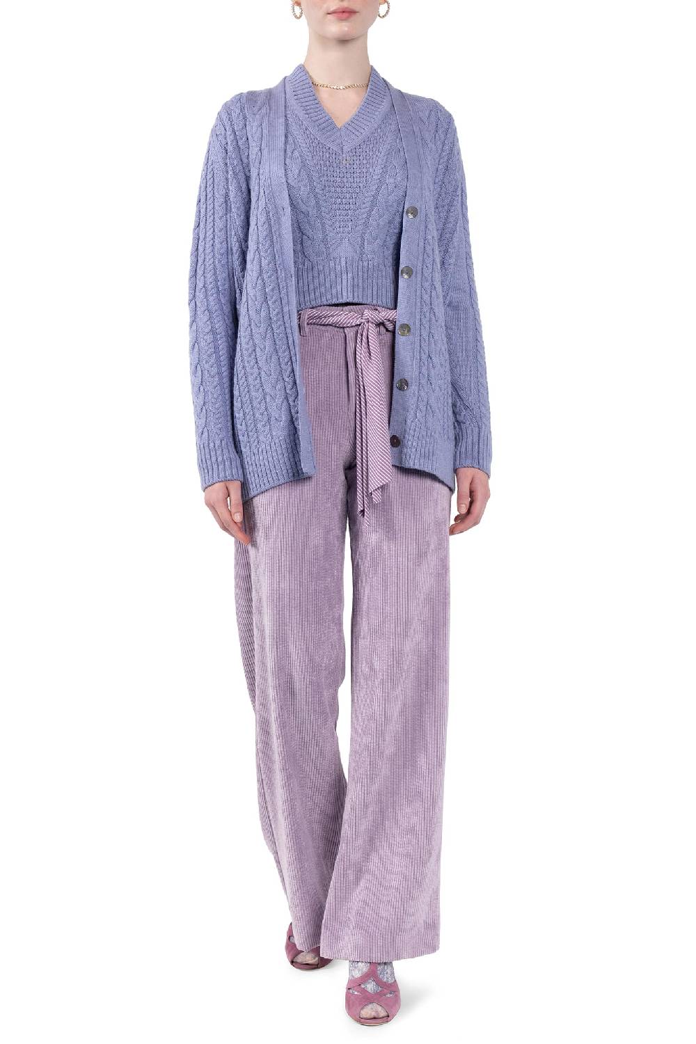 Luisa Beccaria Cardigan intrecciato Affare Del Giorno