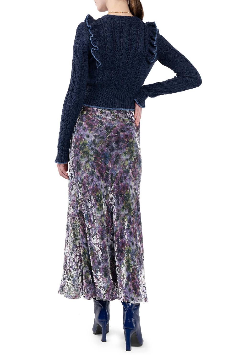 Luisa Beccaria Cardigan con volant Convenienza