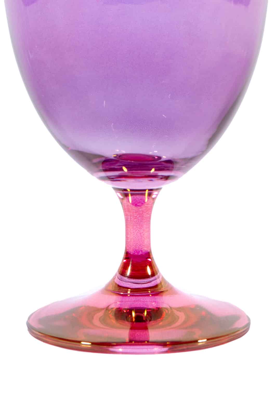 Luisa Beccaria Ombra Rosa Al Viola Set Di Due Bicchieri Di Vino Qualità