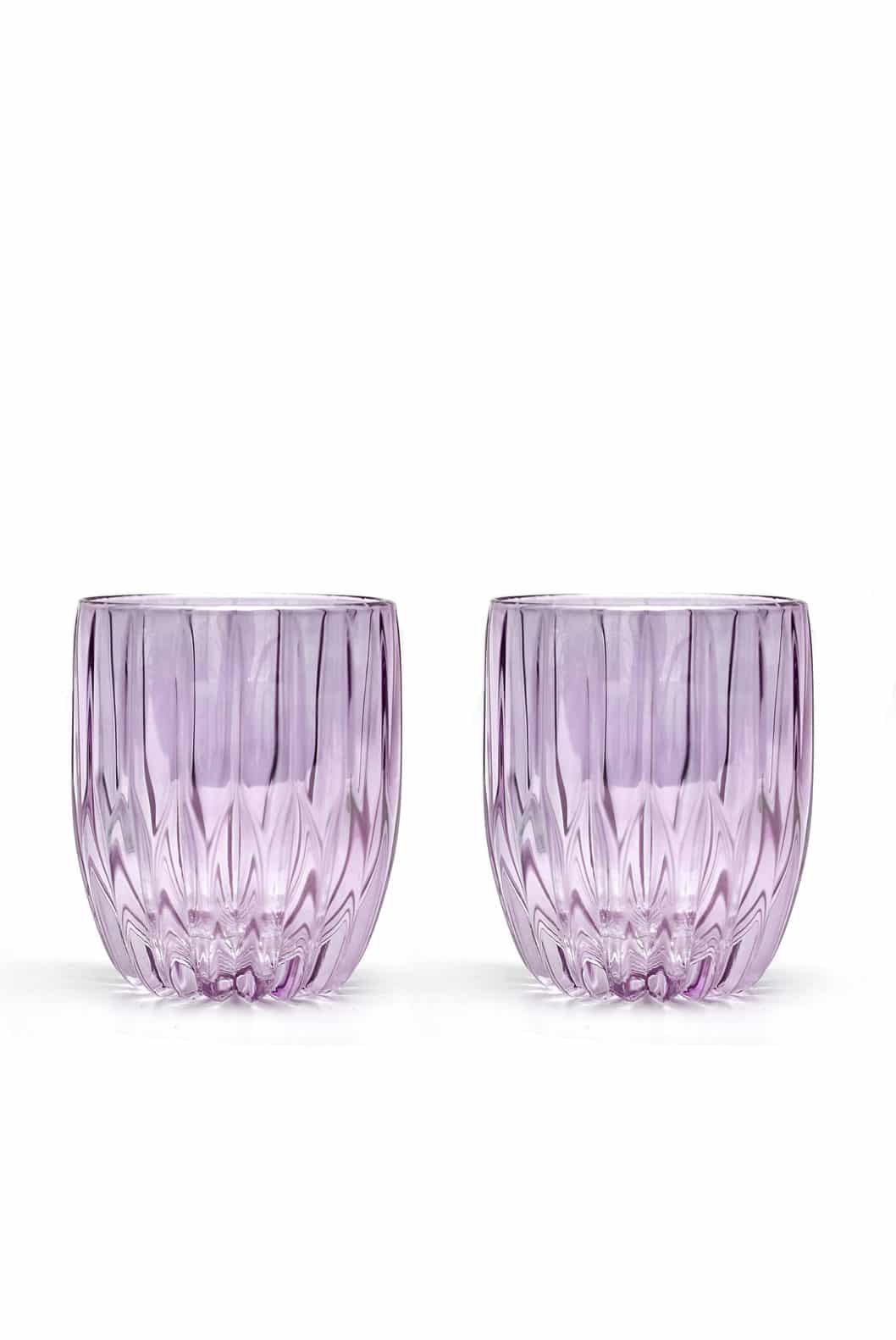 Luisa Beccaria Viola Set Di Due Piccoli Bicchieri Tumbler Novità