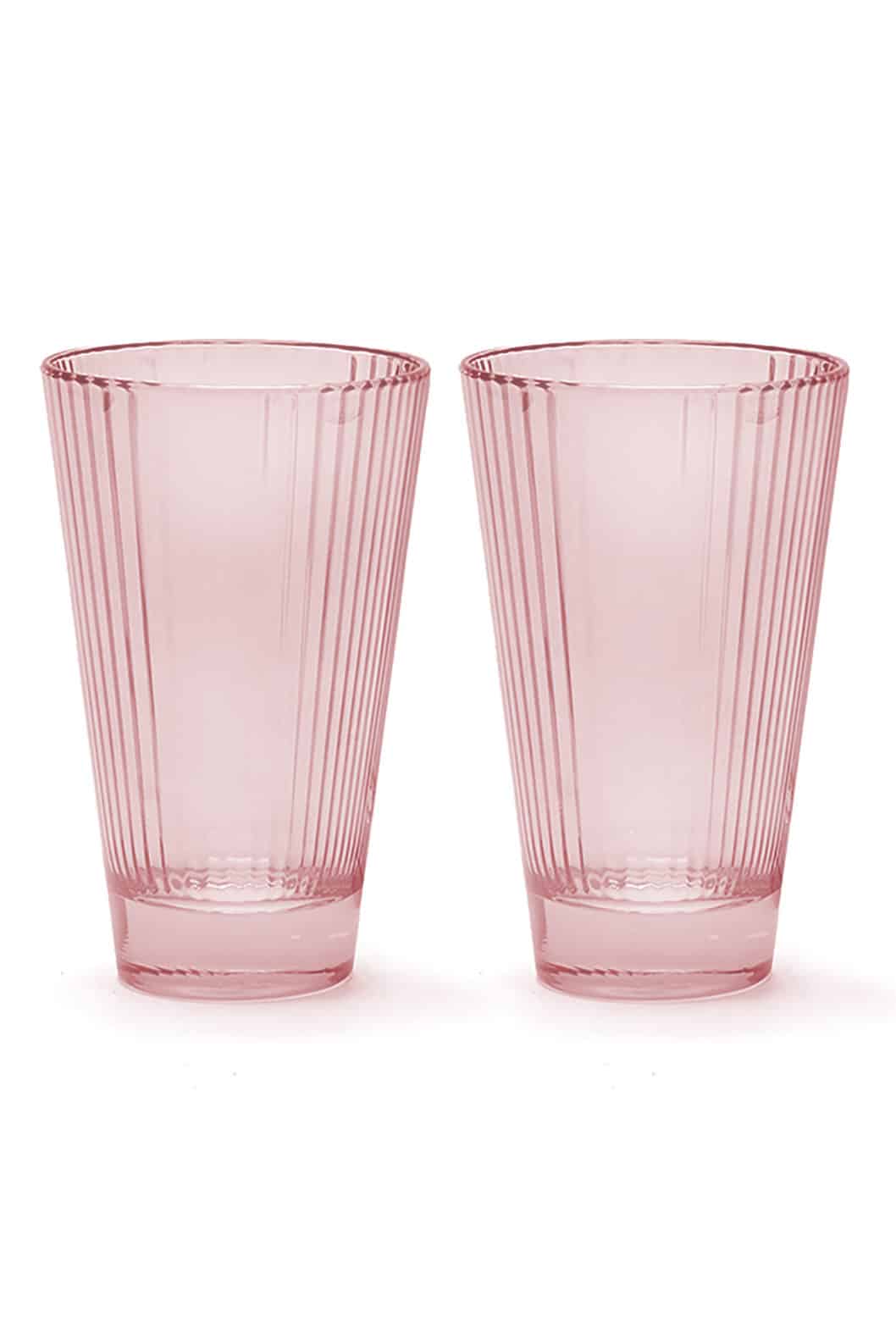 Luisa Beccaria Set Rosa Di Due Bicchieri D'acqua Iside Offerta