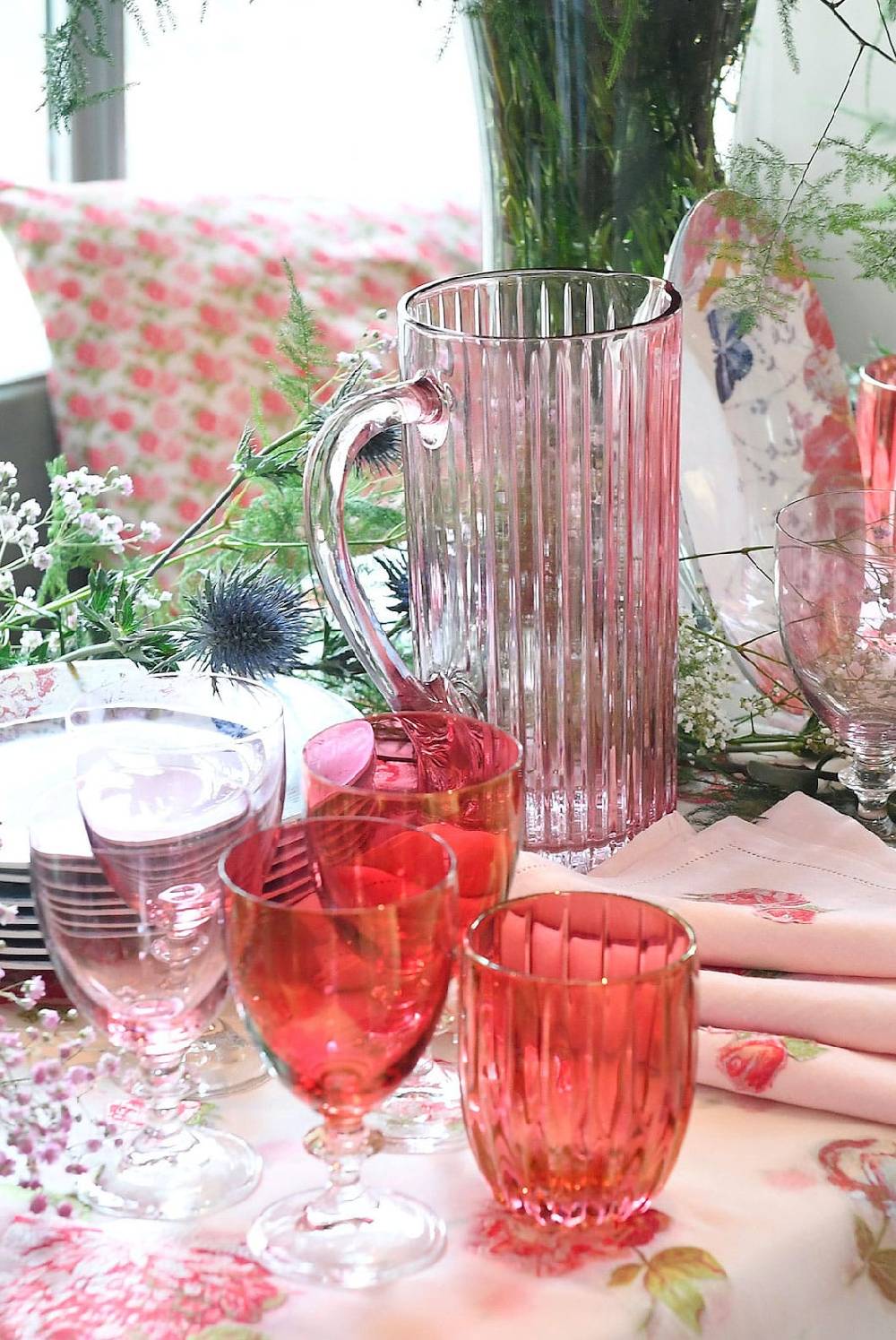 Luisa Beccaria Brocca Rigata Rosa Prestige in Vetro Saldi