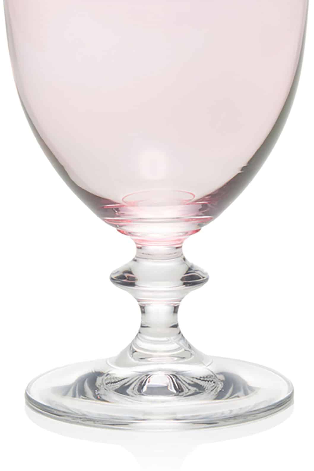 Luisa Beccaria Set Rosa Di Due Bicchieri D'acqua Roseo Vendita Calda