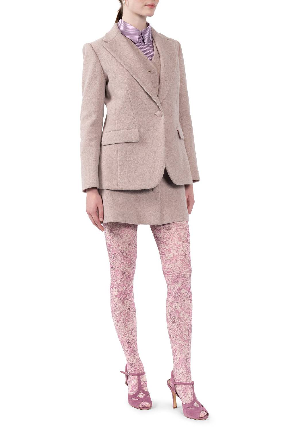 Luisa Beccaria Giacca Blazer in Lana Italia