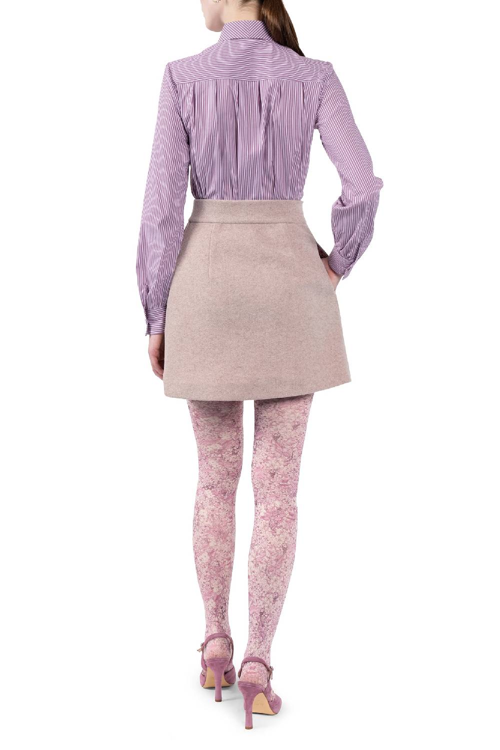 Luisa Beccaria Camicia in cotone a righe Nuovo