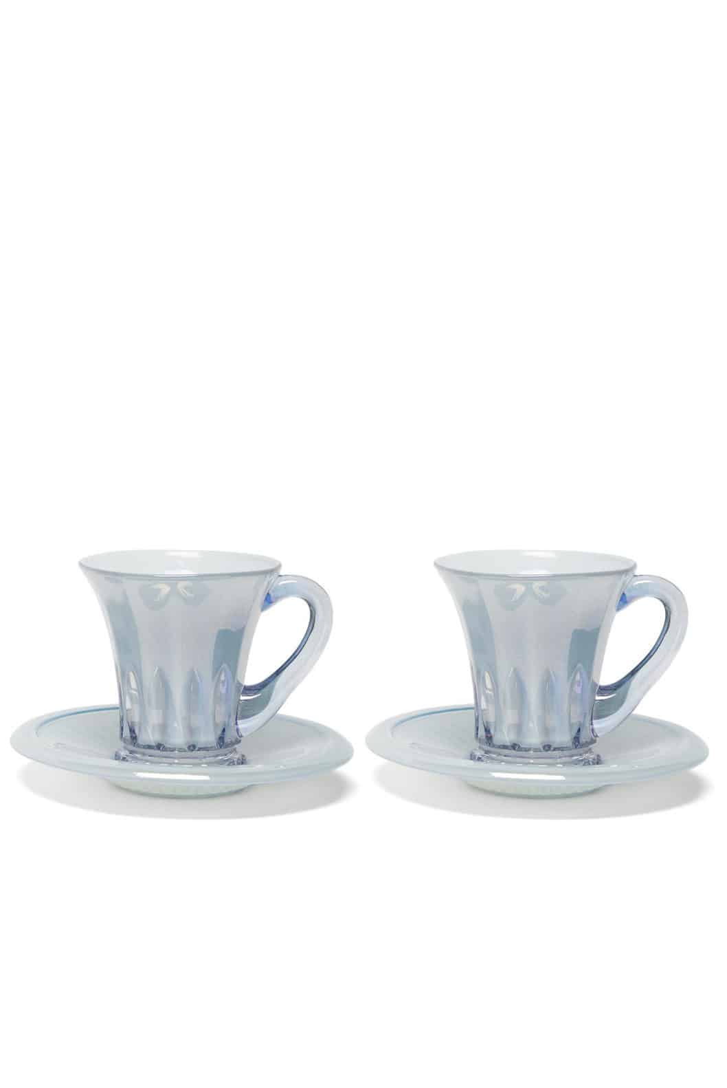 Luisa Beccaria Set Blu Di Due Tazze Da Caffè Doge Outlet