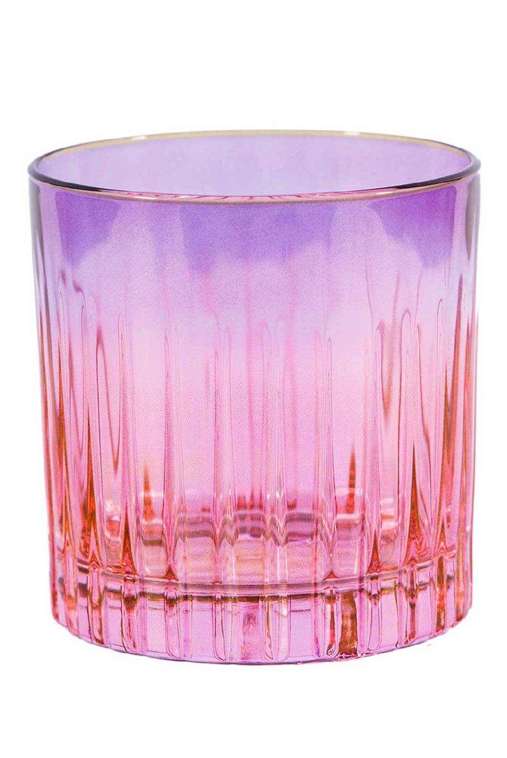 Luisa Beccaria Shade Pink To Purple Set di due piccoli bicchieri Flash Sale