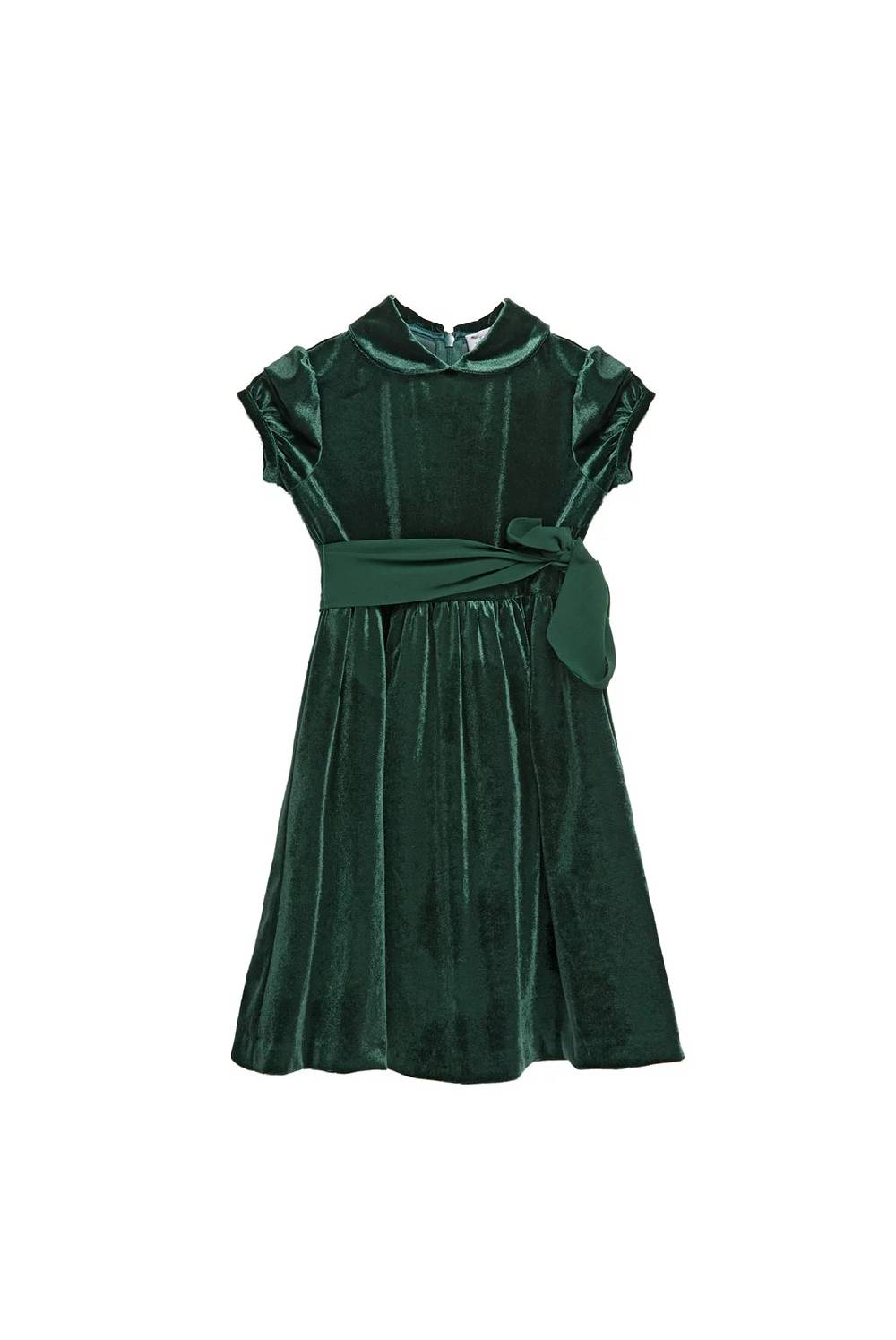 Luisa Beccaria Vestito verde per bambini Vendita Calda