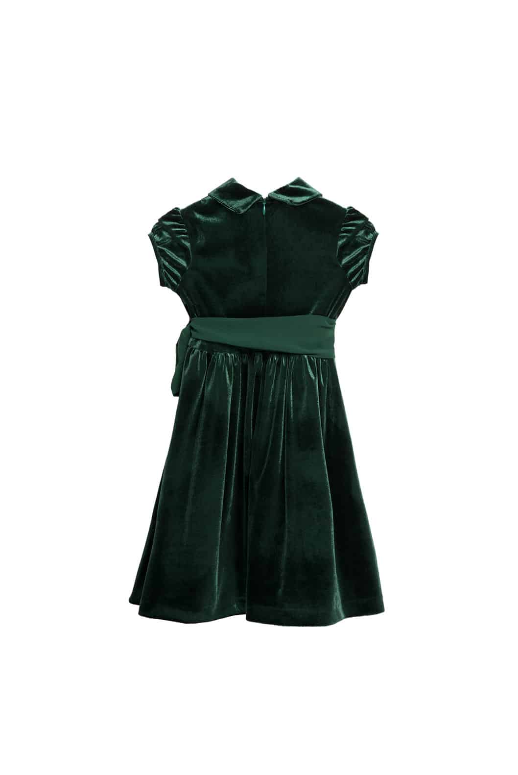 Luisa Beccaria Vestito verde per bambini Vendita Calda