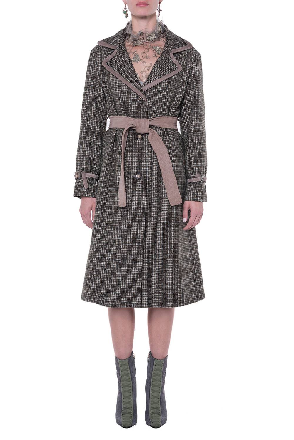 Luisa Beccaria Cappotto in tweed In Saldo