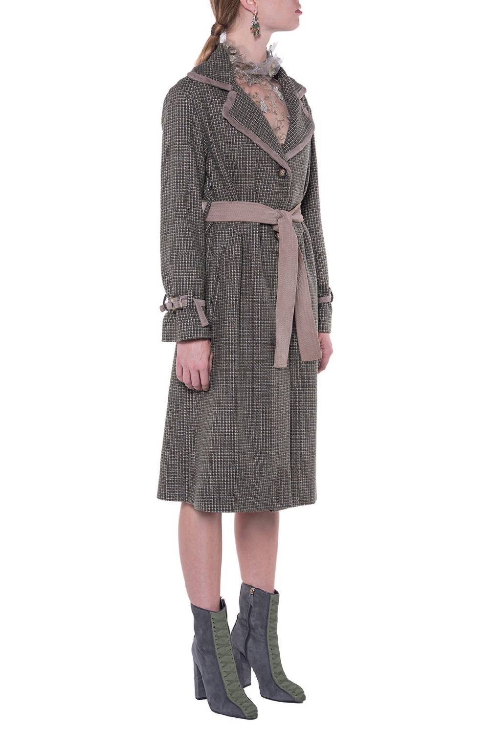 Luisa Beccaria Cappotto in tweed In Saldo