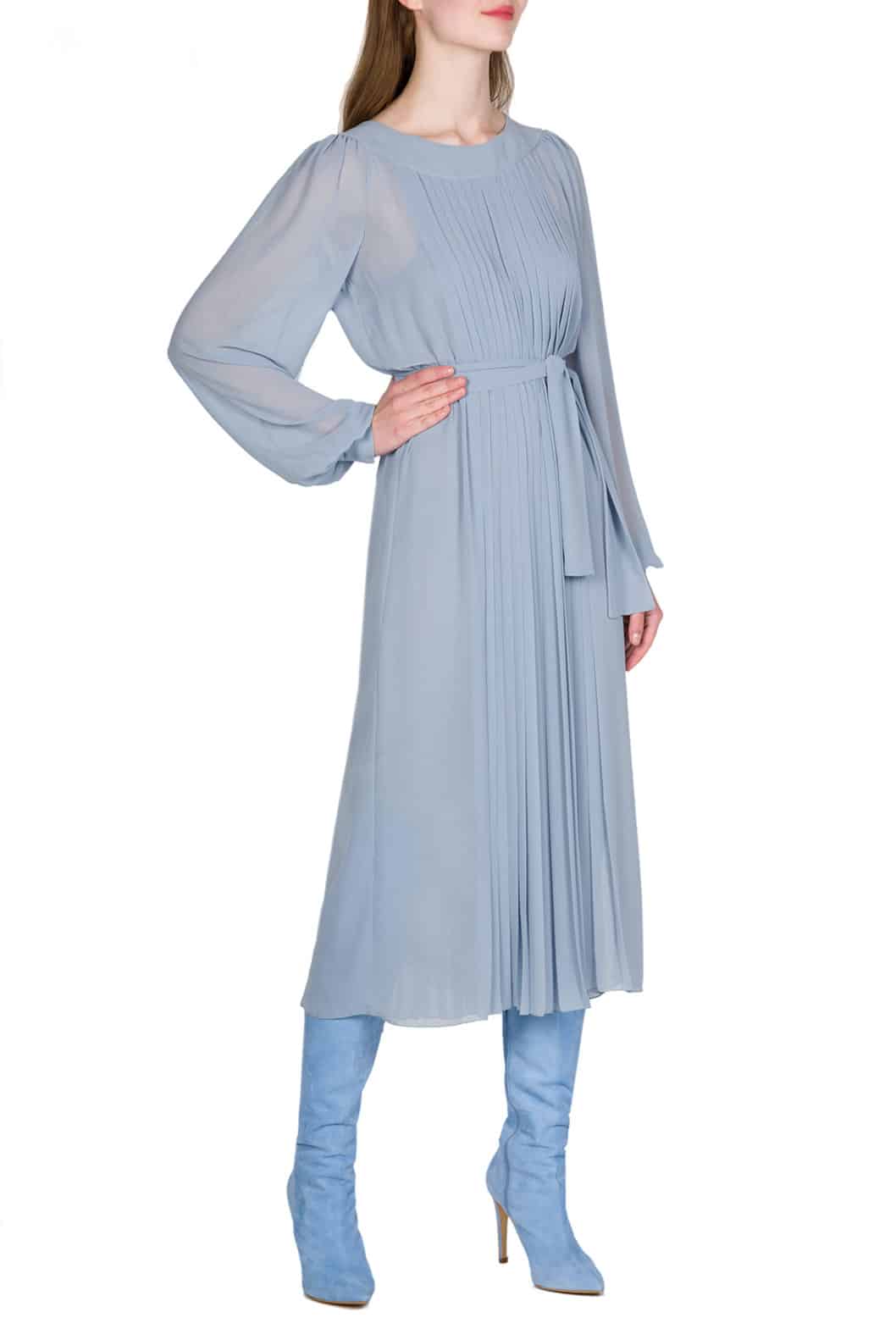 Luisa Beccaria Abito in chiffon plissettato 2025