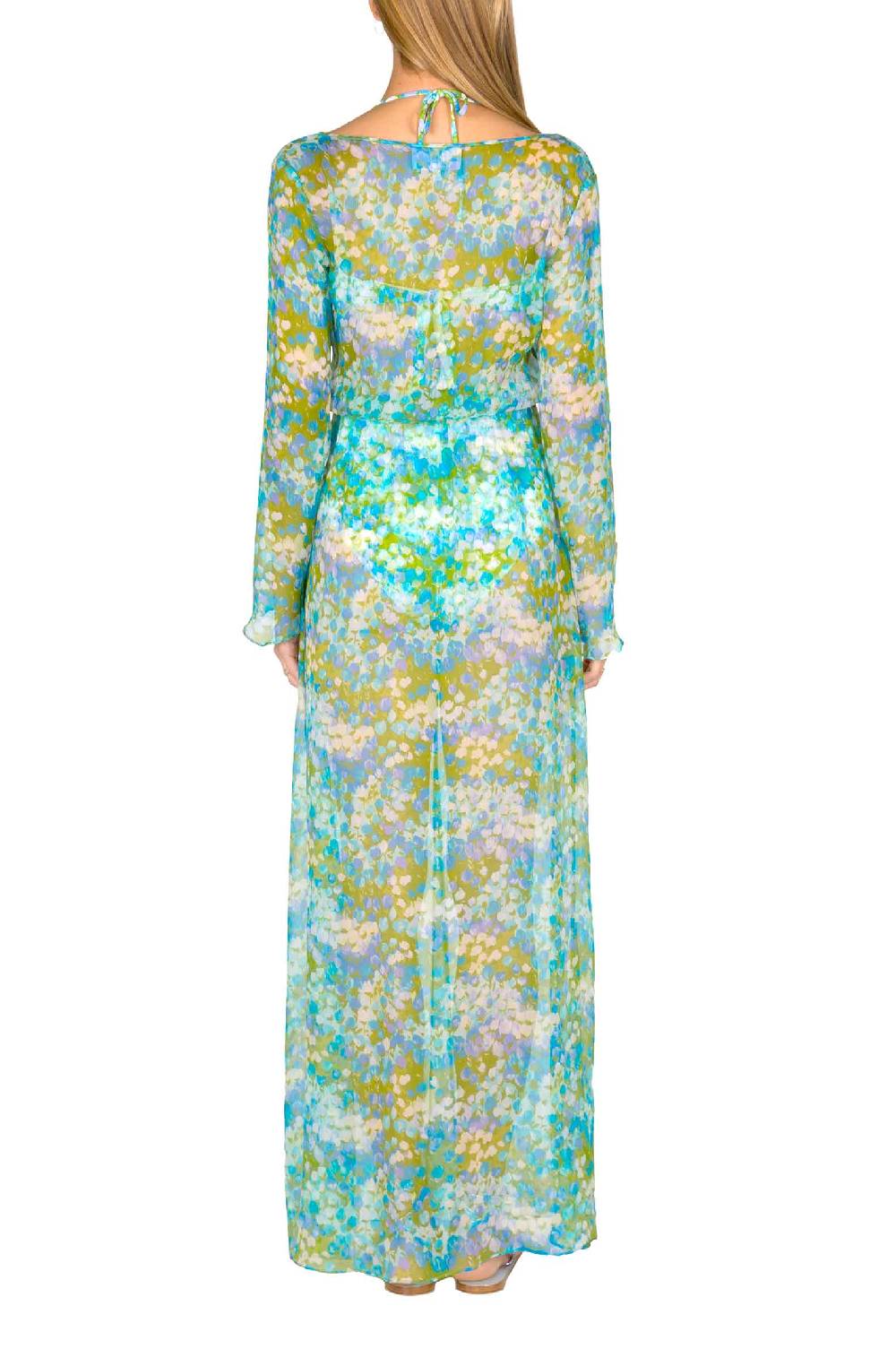 Luisa Beccaria Chemisier in chiffon Monet Novità