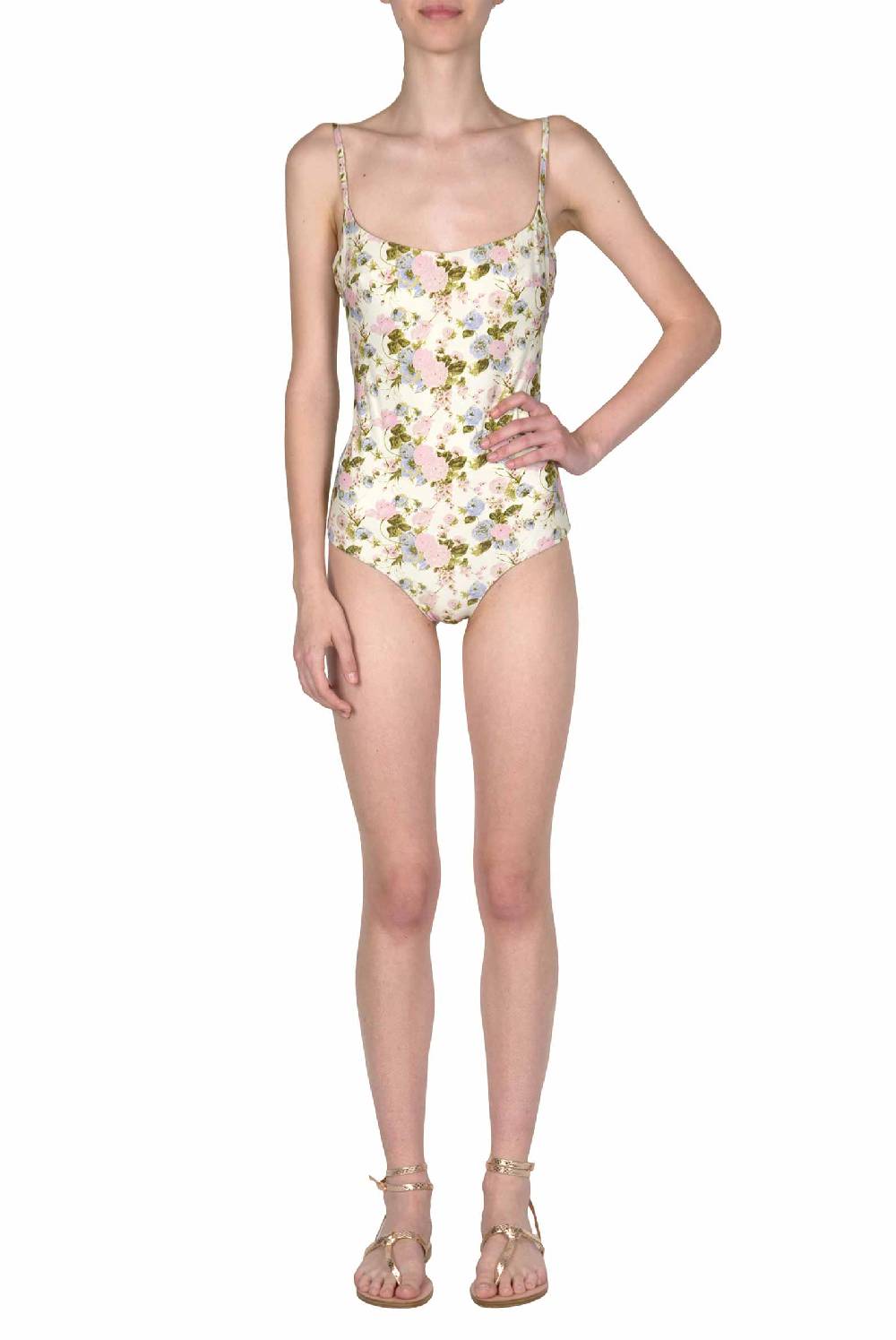 Luisa Beccaria Costume Intero Blooming Roses Double Face Offerta