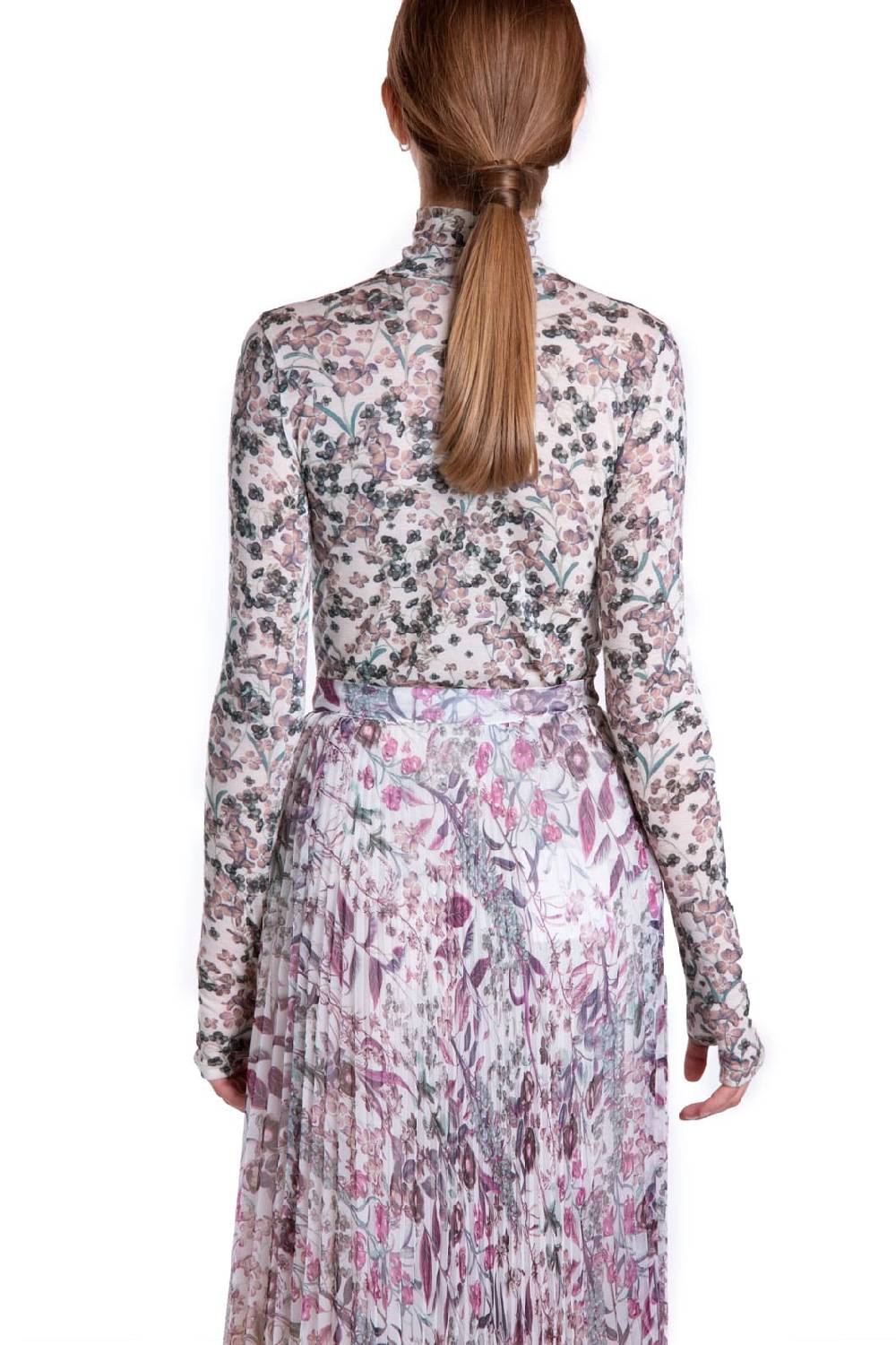 Luisa Beccaria Dolcevita Jersey Lana Seta Bianco Sottocosto