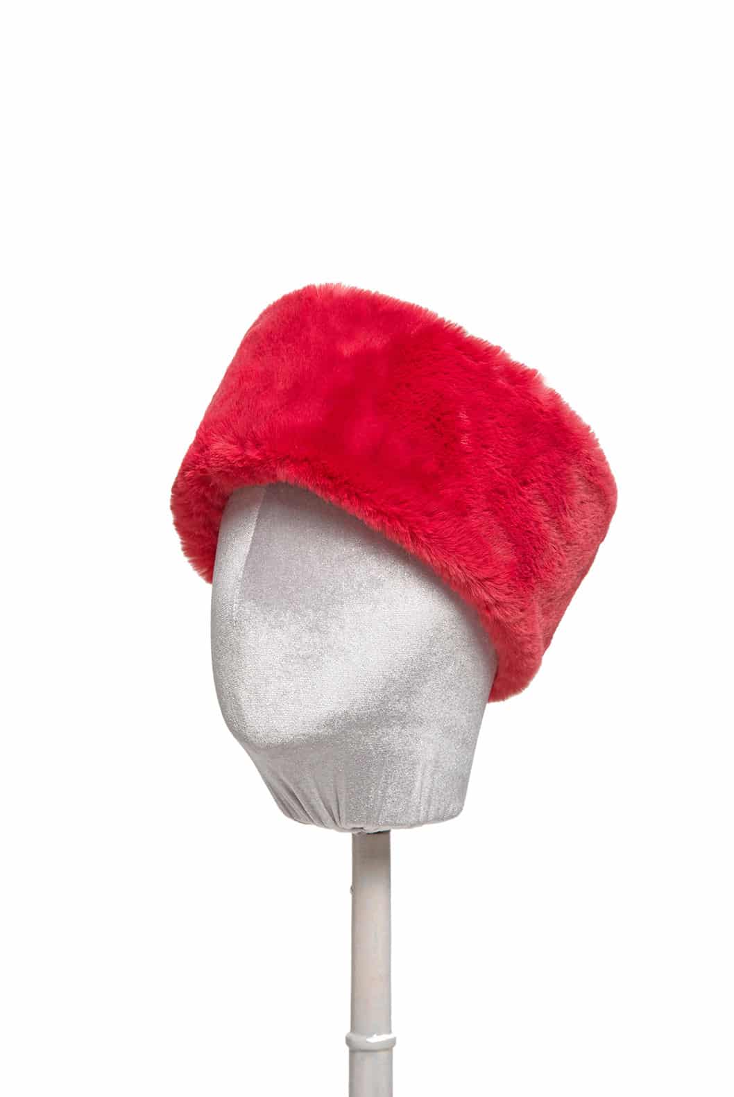 Luisa Beccaria Cerchietto rosso in pelliccia sintetica Offerta