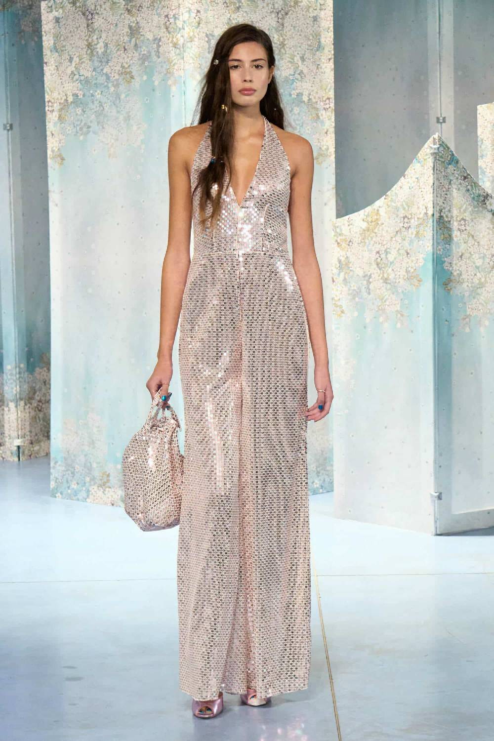 Luisa Beccaria Borsa a secchiello con paillettes 2025