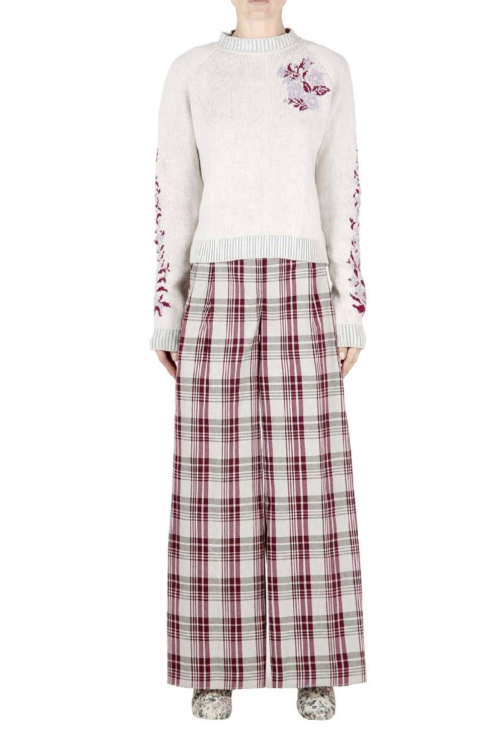 Luisa Beccaria Maglia Girocollo Cashmere Soddisfazione Garantita