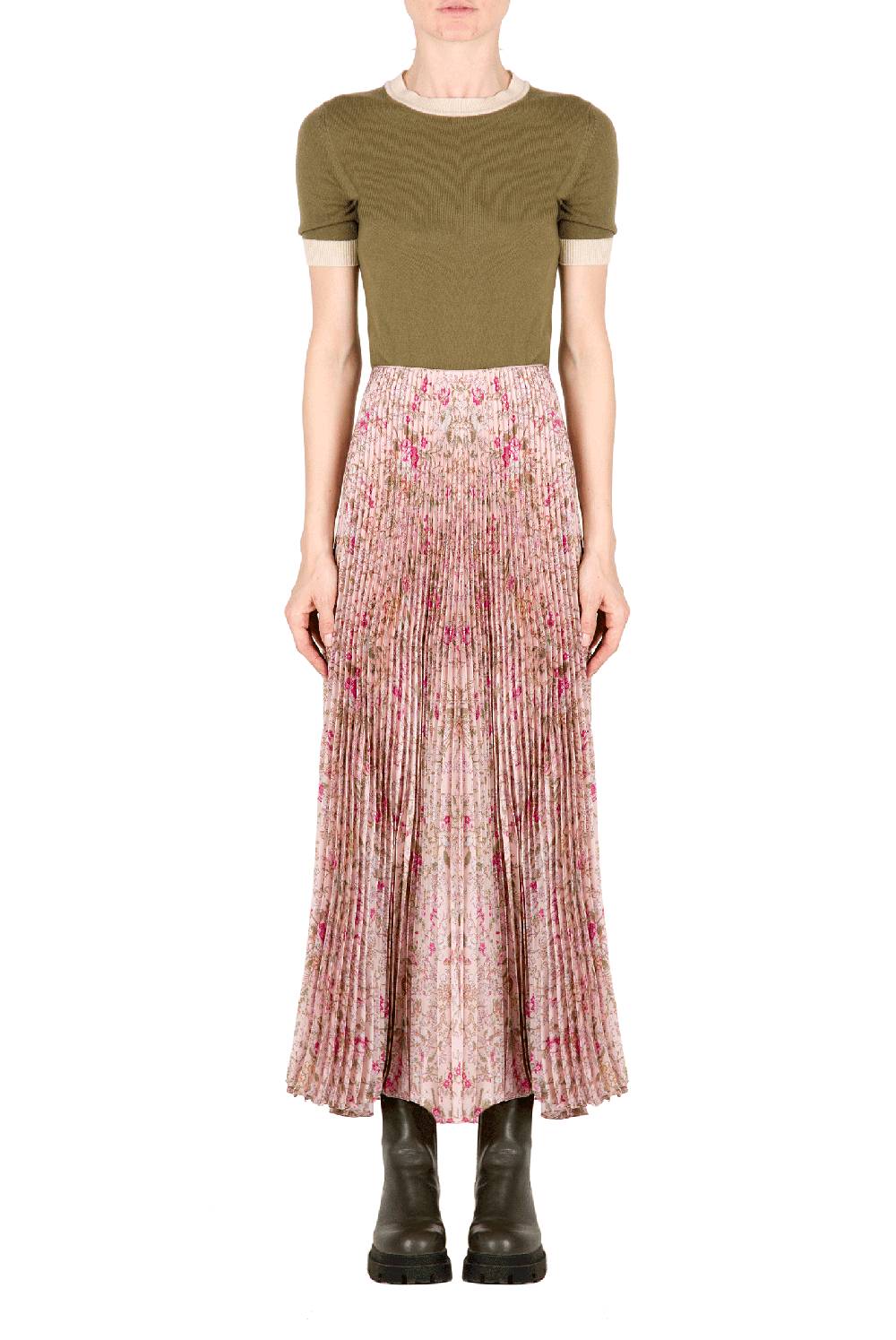 Luisa Beccaria Maglietta in cashmere Offerta