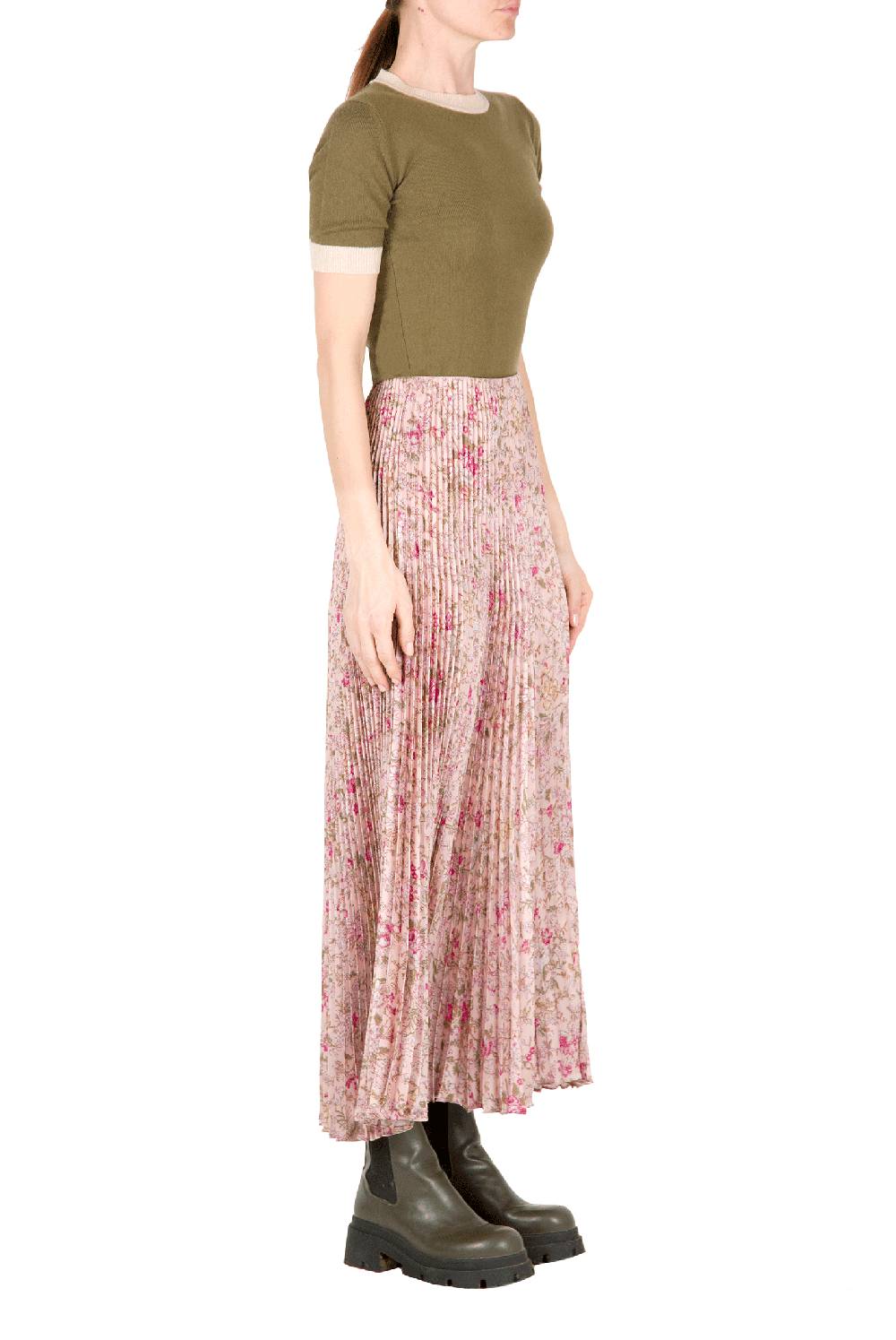 Luisa Beccaria Maglietta in cashmere Offerta
