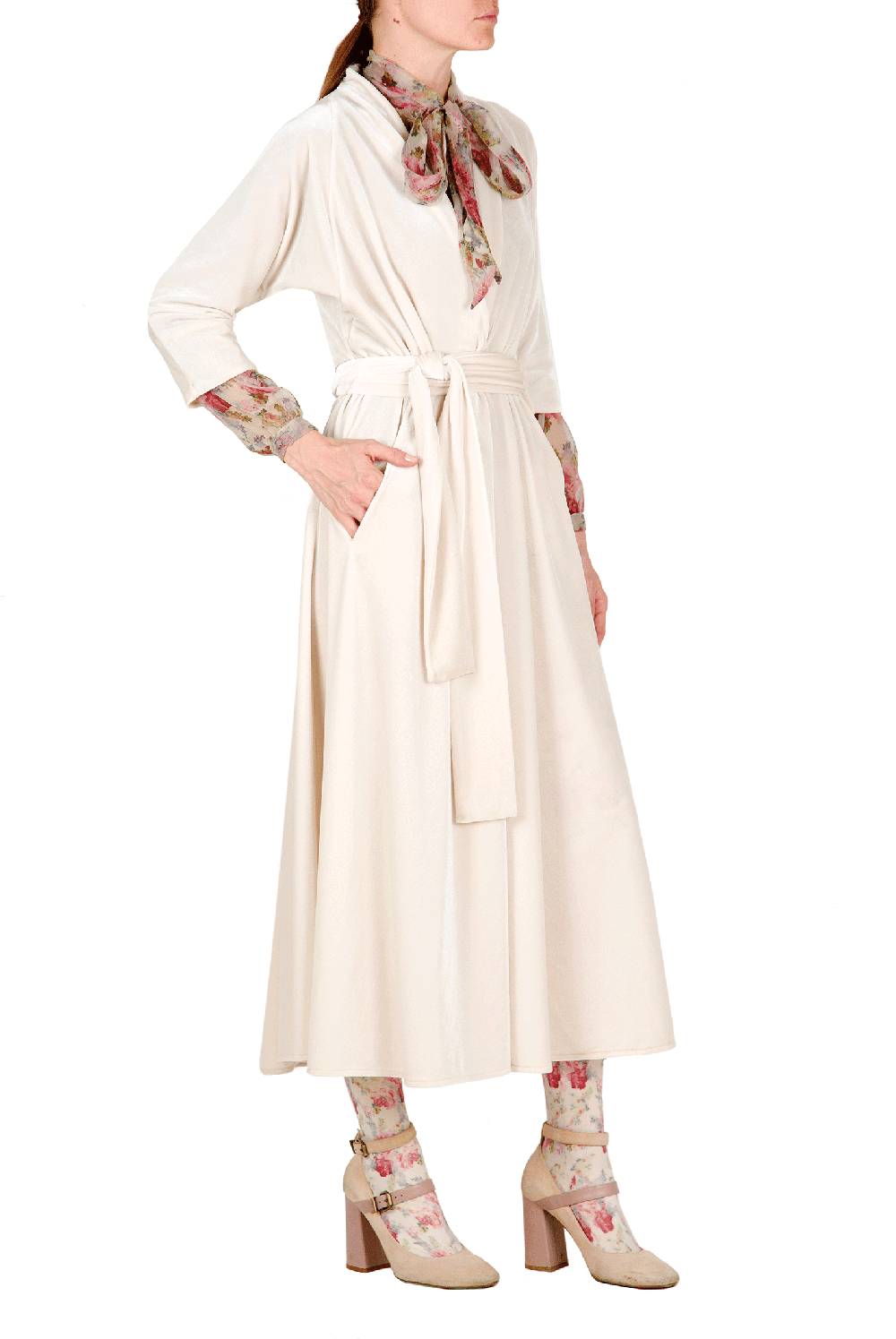 Luisa Beccaria Camicetta in chiffon floreale Hotsell