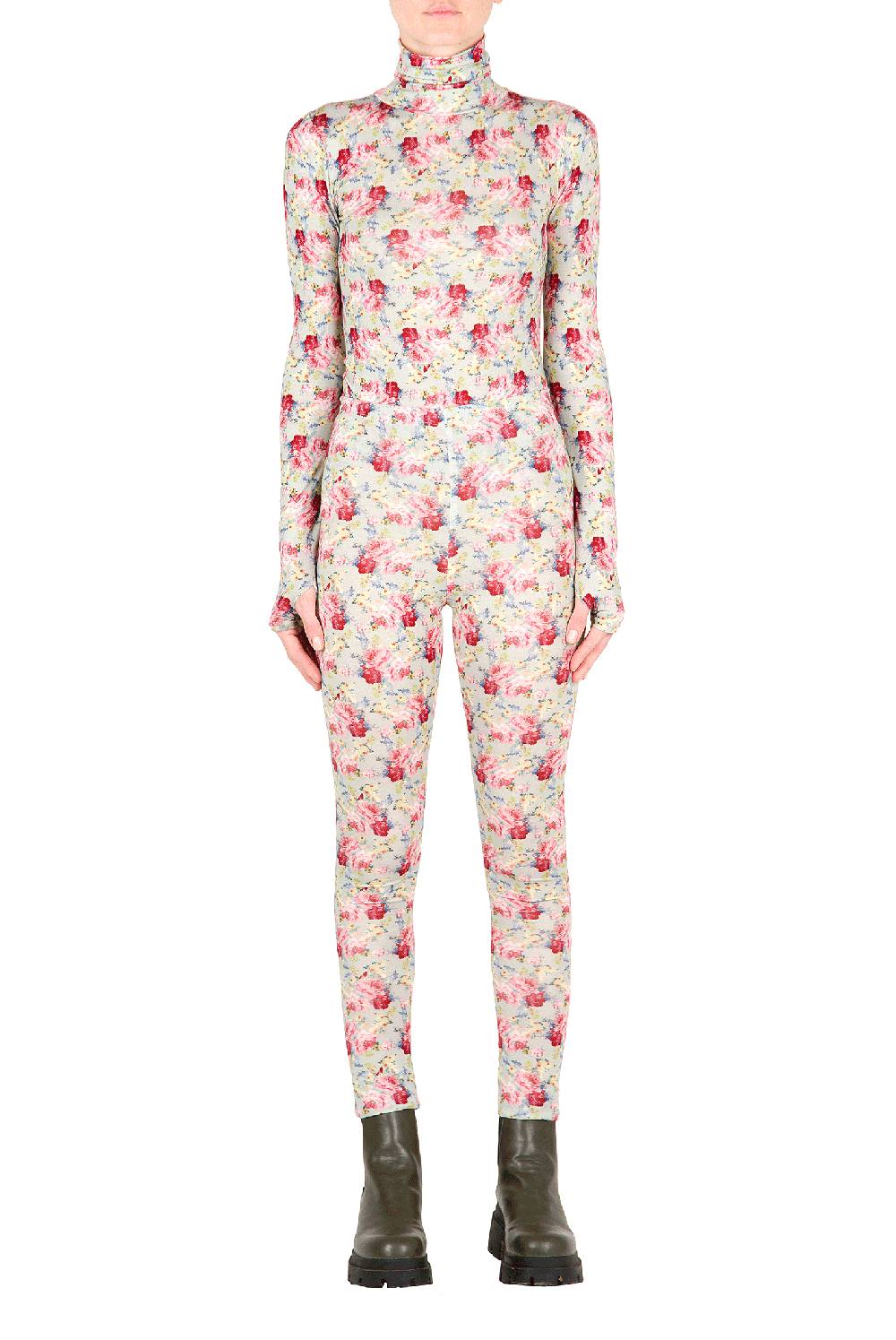 Luisa Beccaria Leggings floreali Saldi Di Fabbrica
