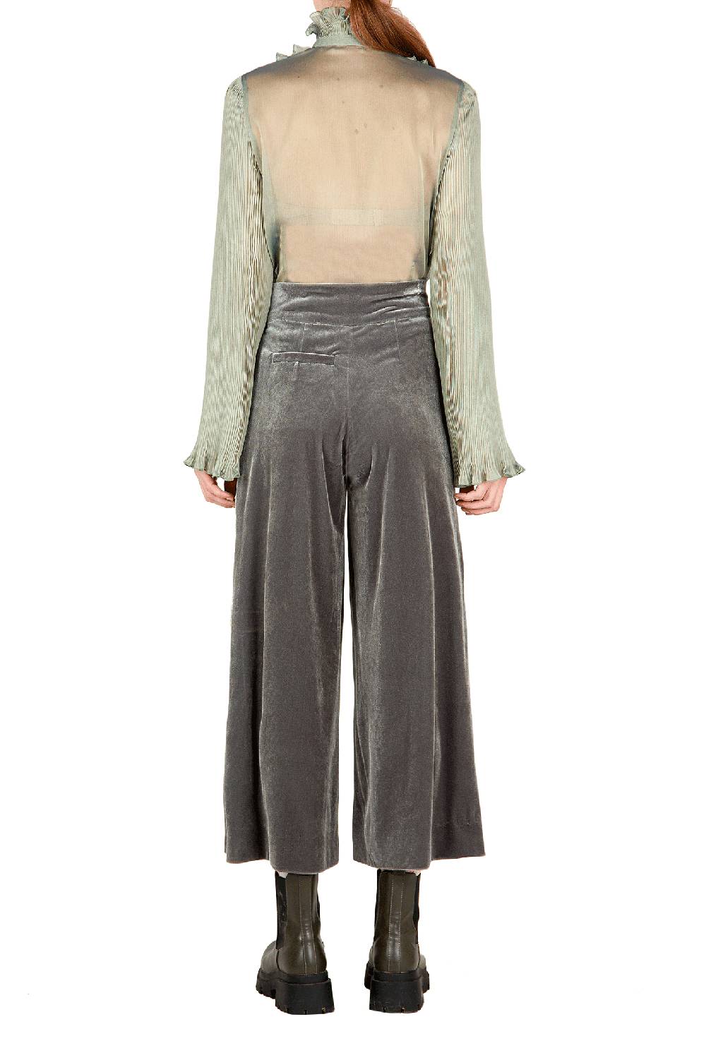 Luisa Beccaria Camicetta in chiffon iridescente Negozio